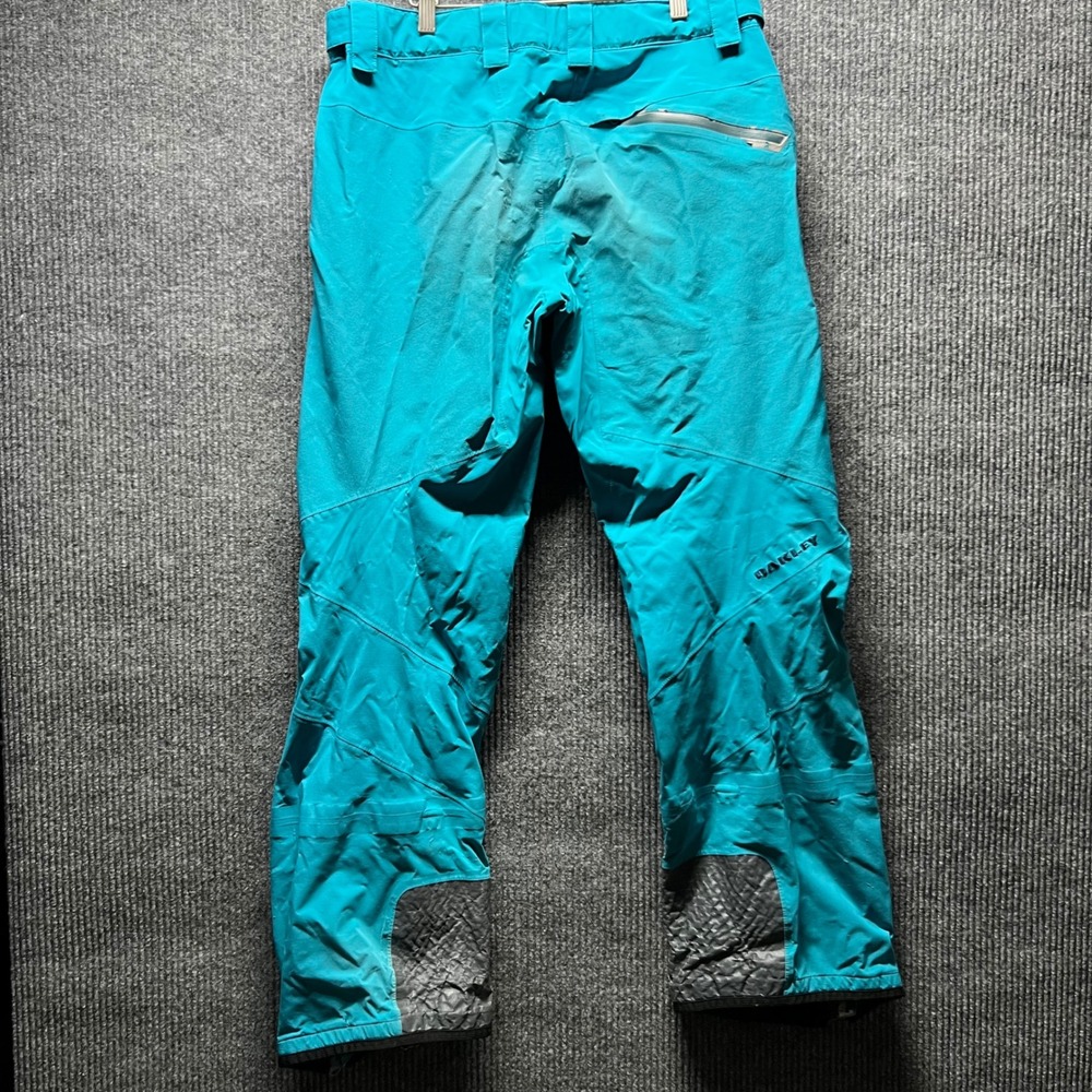 Oakley Pro Rider GoreTex Pro Ski Pants Mens L Teal RECCO Snowboard Shell Winter - Picture 8 of 16